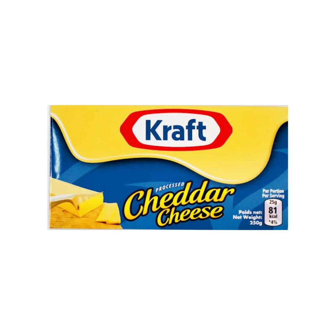 KRAFT CHEDDAR CHEESE 250g