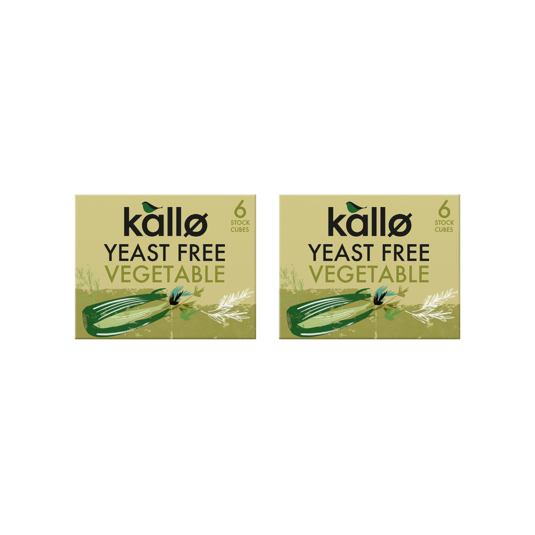 Kallo Yeast Free Vegetable Stock Cubes 66 g (Pack Of 2)