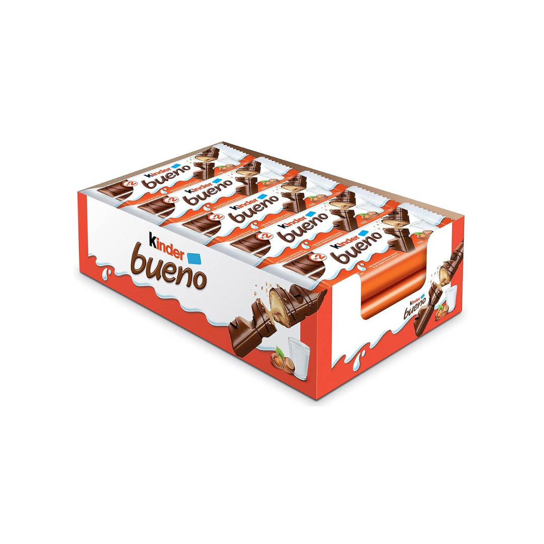 Kinder Bueno, 43 Gram Hazelnut (Pack Of 20)