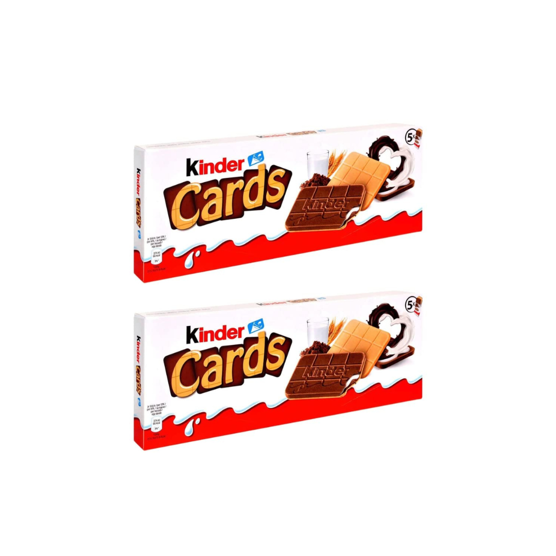 Kinder Cards 128g (Pack Of 2)