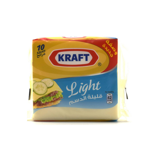 Kraft Light Cheese Slices, 10 Slices 200g