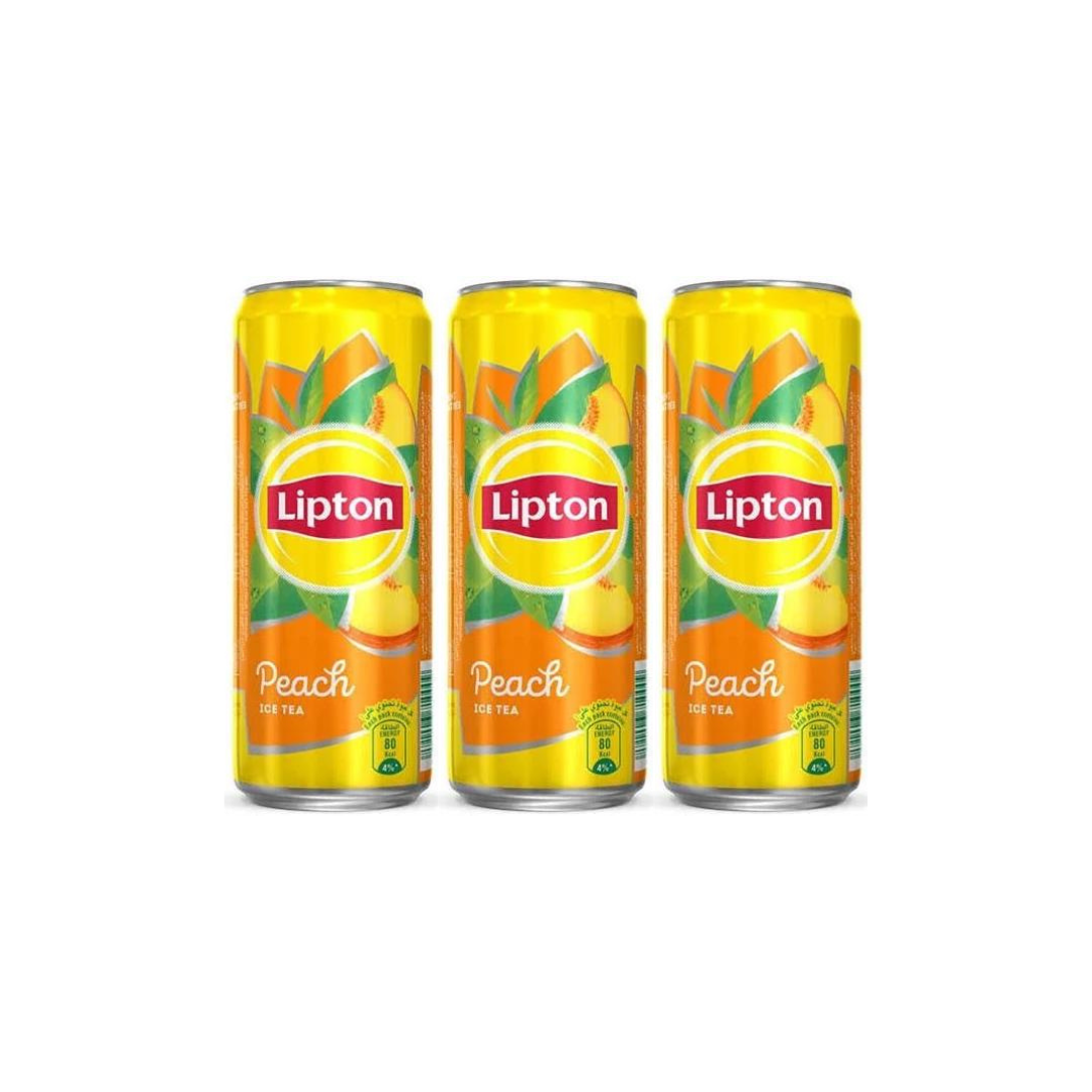 Lipton Peach Iced Tea, 245ml (Pack of 3)