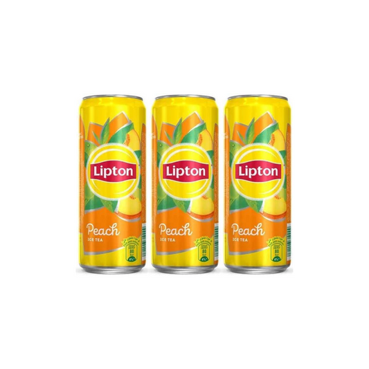 Lipton Peach Iced Tea, 245ml (Pack of 3)