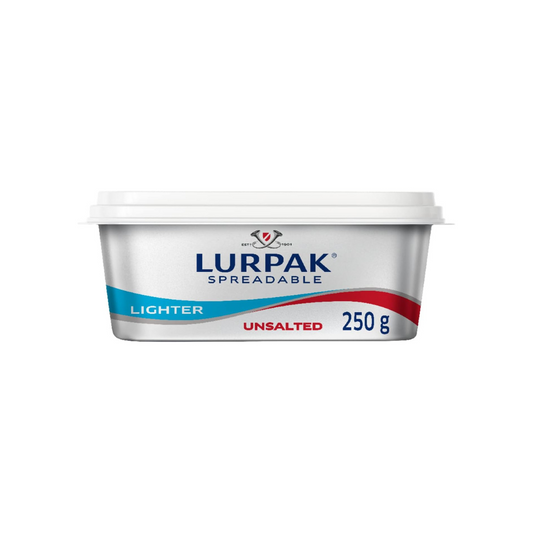 Lurpak Spreadable Lighter Unsalted butter 250g