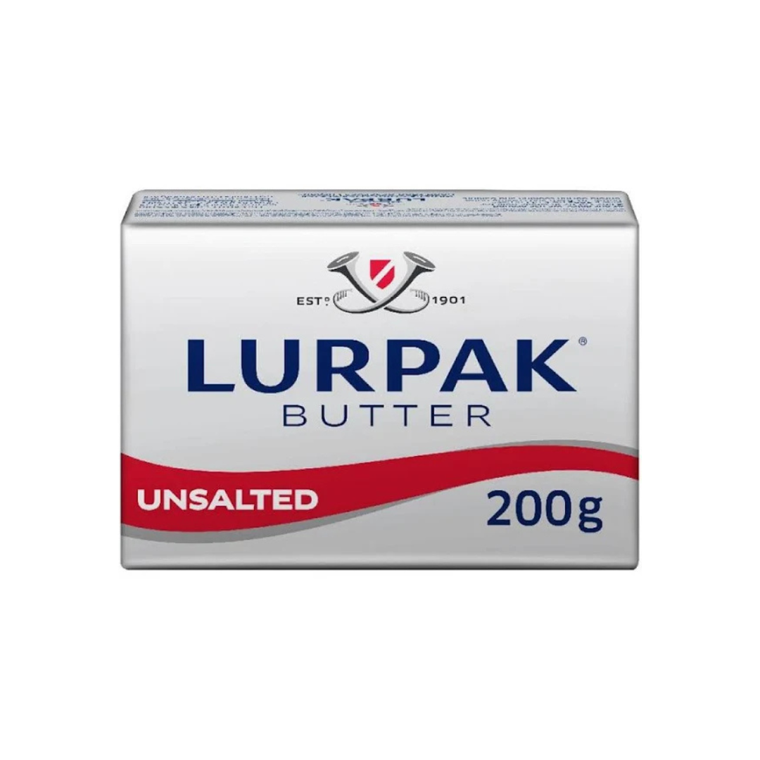 Lurpak Unsalted Butter 200g