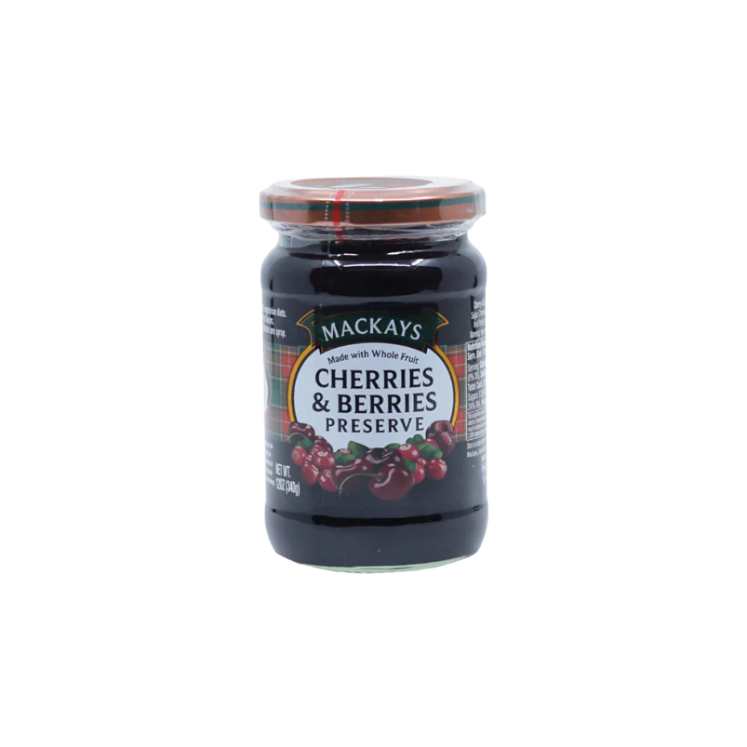 Mackays Cherries and Berries Preserve Jam 340g