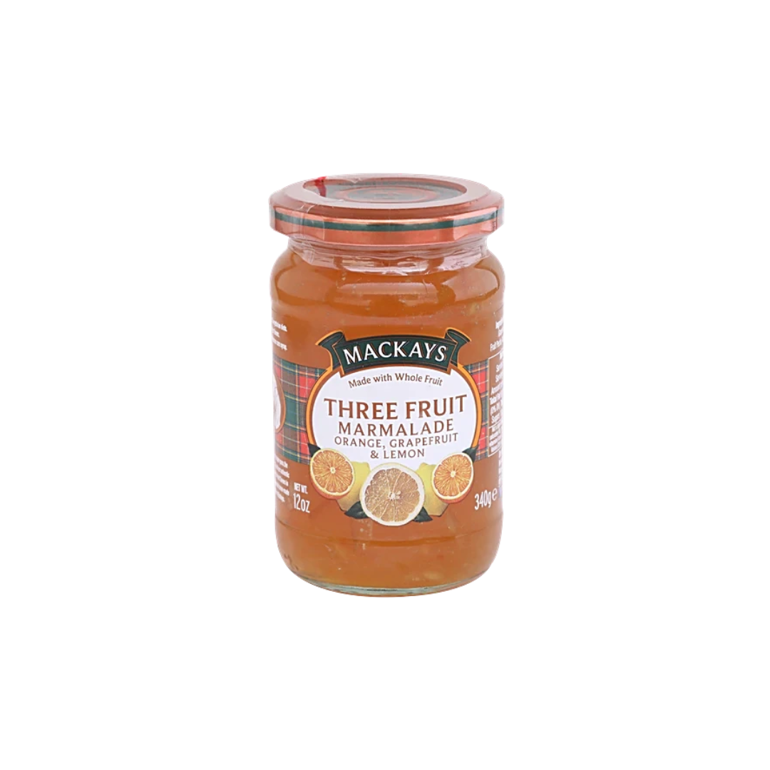 Mackays Marmalade Three Fruit (Orange, Grapefruit & lemon) 340g   