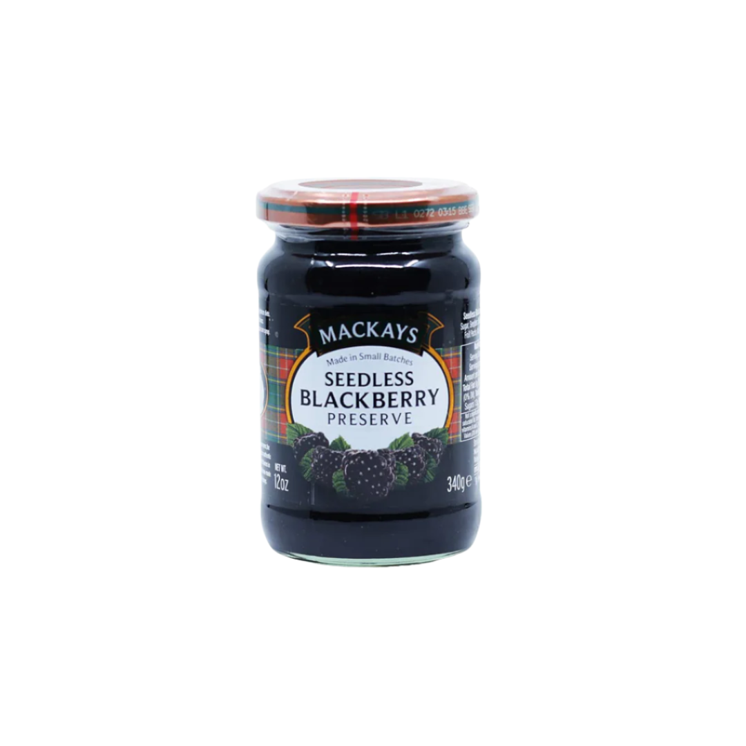 Mackays Seedless BlackBerry Preserve Jam 340g