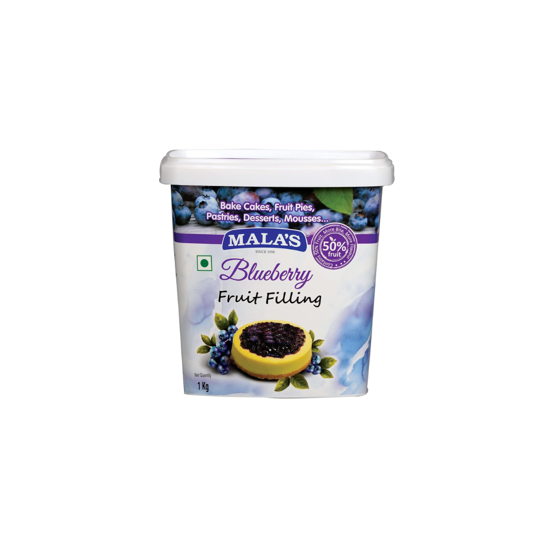 Mala's Blueberry fruit Filling 1Kg 