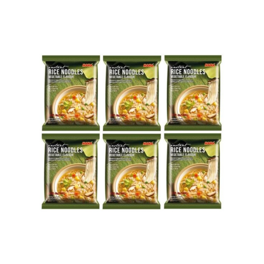 Mama Instant Rice Noodles Gluten Free 55g (pack of 6)