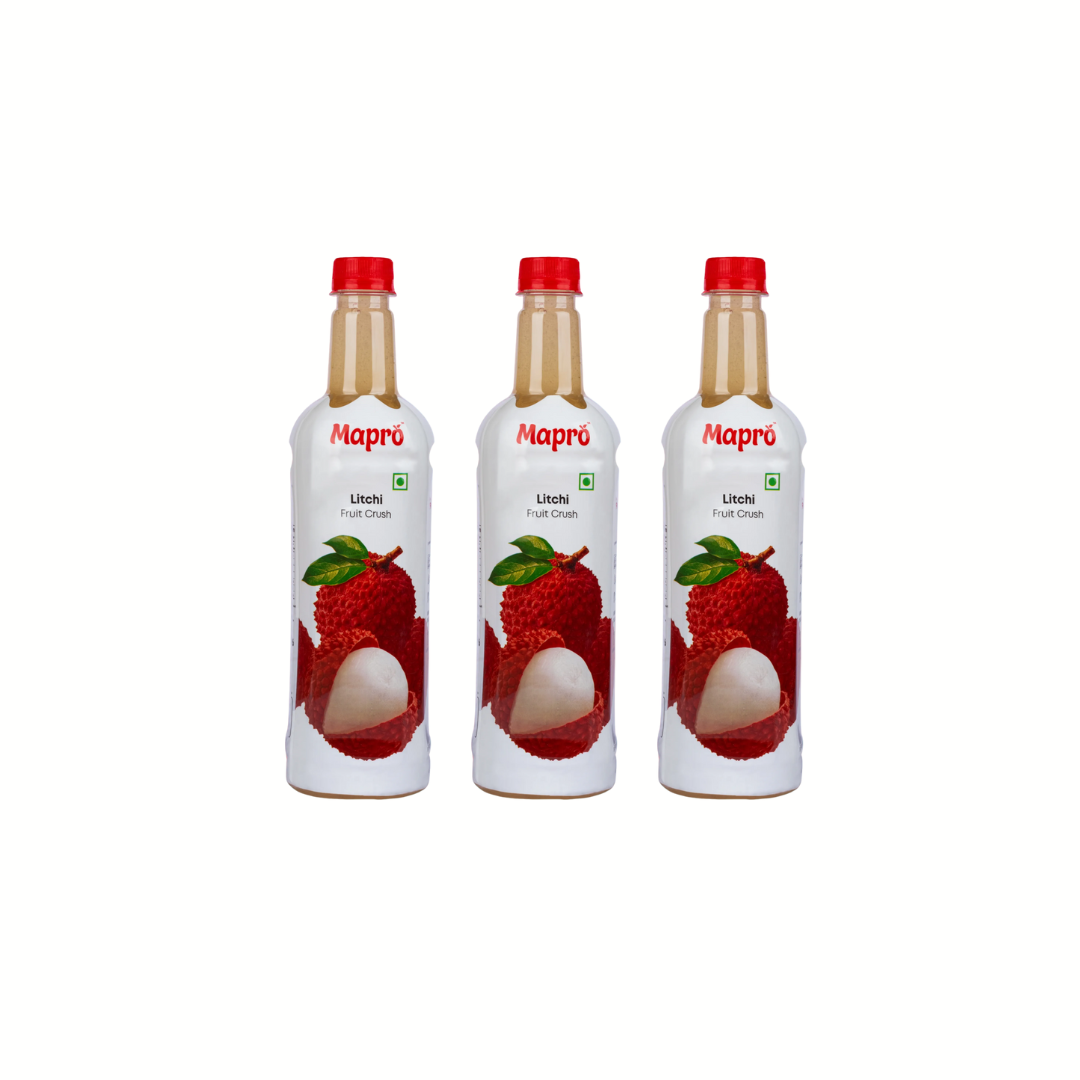 Mapro Litchi Fruit Crush 750ml (Pack of 3)