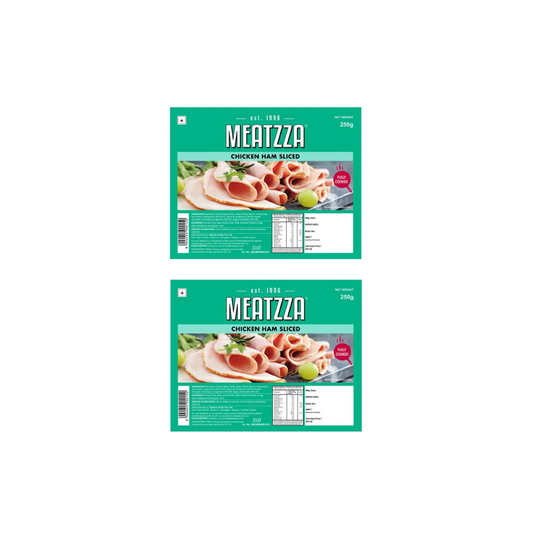 Meatzza Chicken Ham Sliced (Pack of 2)  