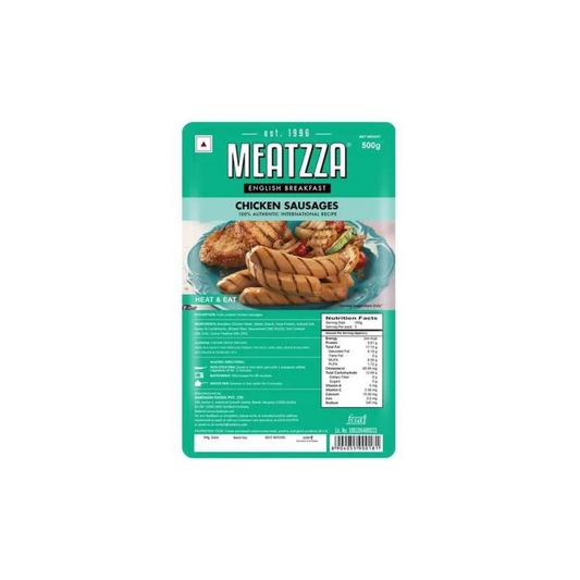 Meatzza English breakfast Chicken Sausages 500g