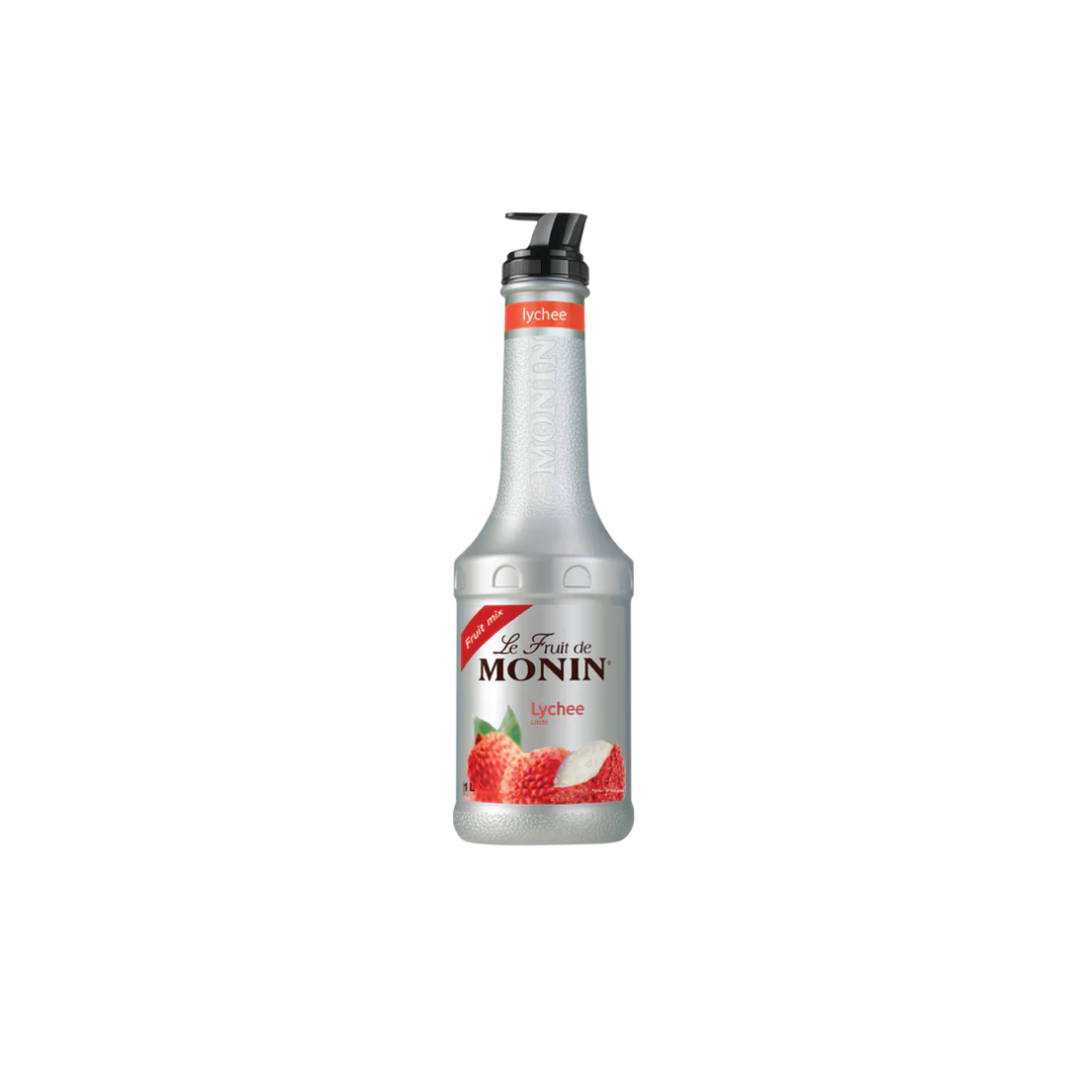 Monin Lychee Puree Bottle 1 Ltr 