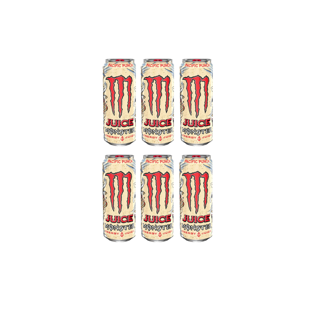 Monster Pacific Punch Energy Drink Can 500ml (Pack of 6)