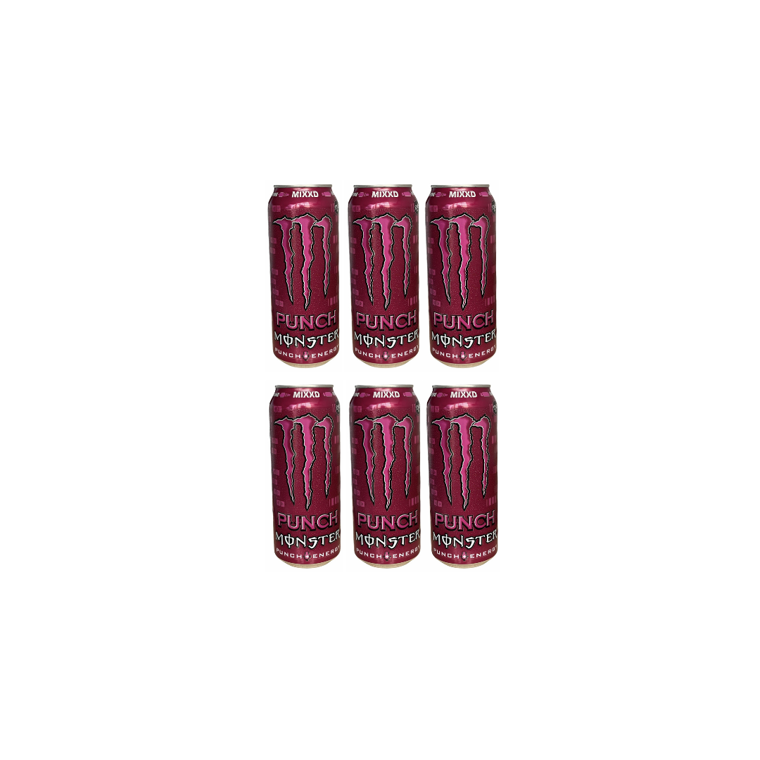 Monster Punch Mixxd Energy Drink Can 500ml (Pack of 6)