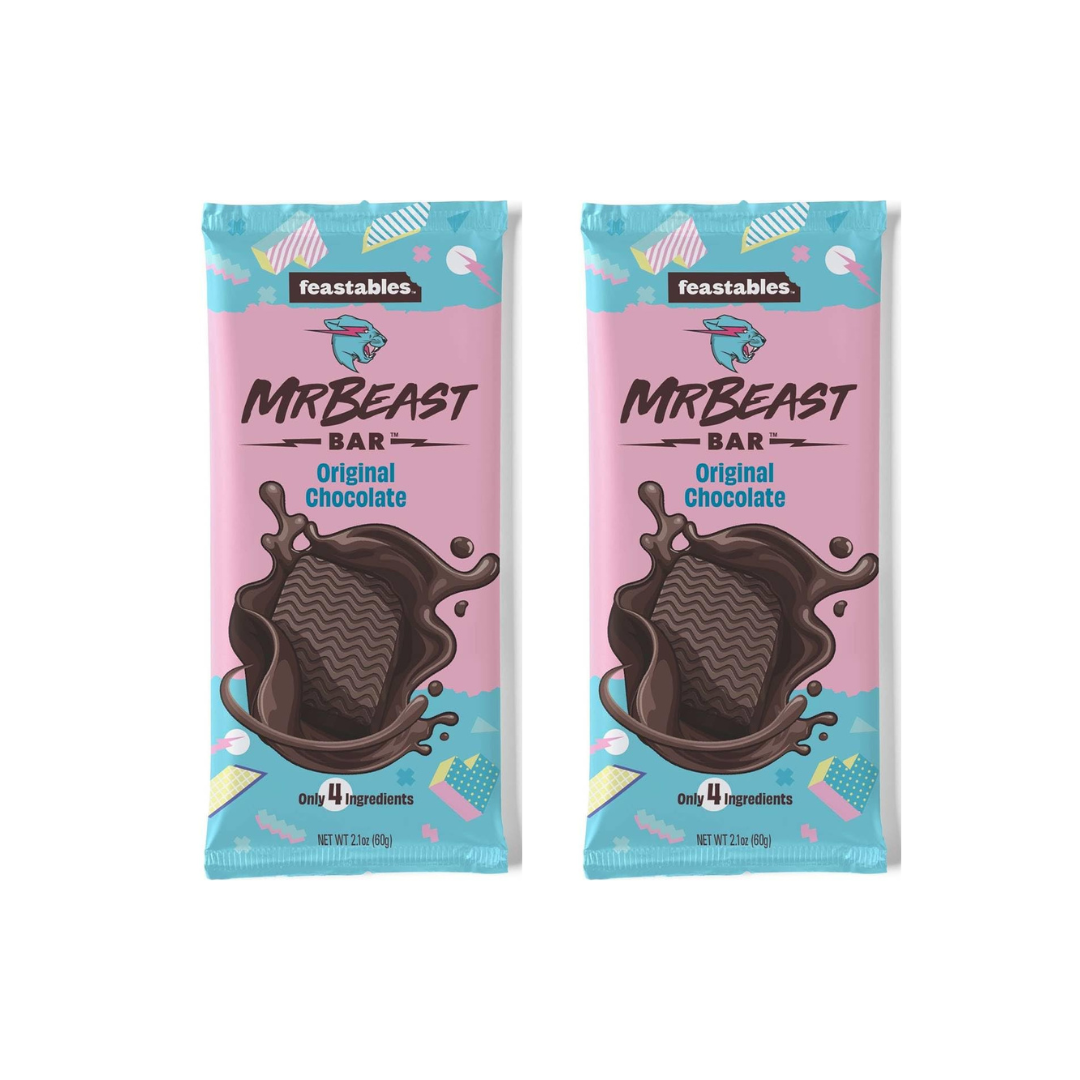 Mr. Beast Original Dark Chocolate Bars 60g (Pack Of 2)