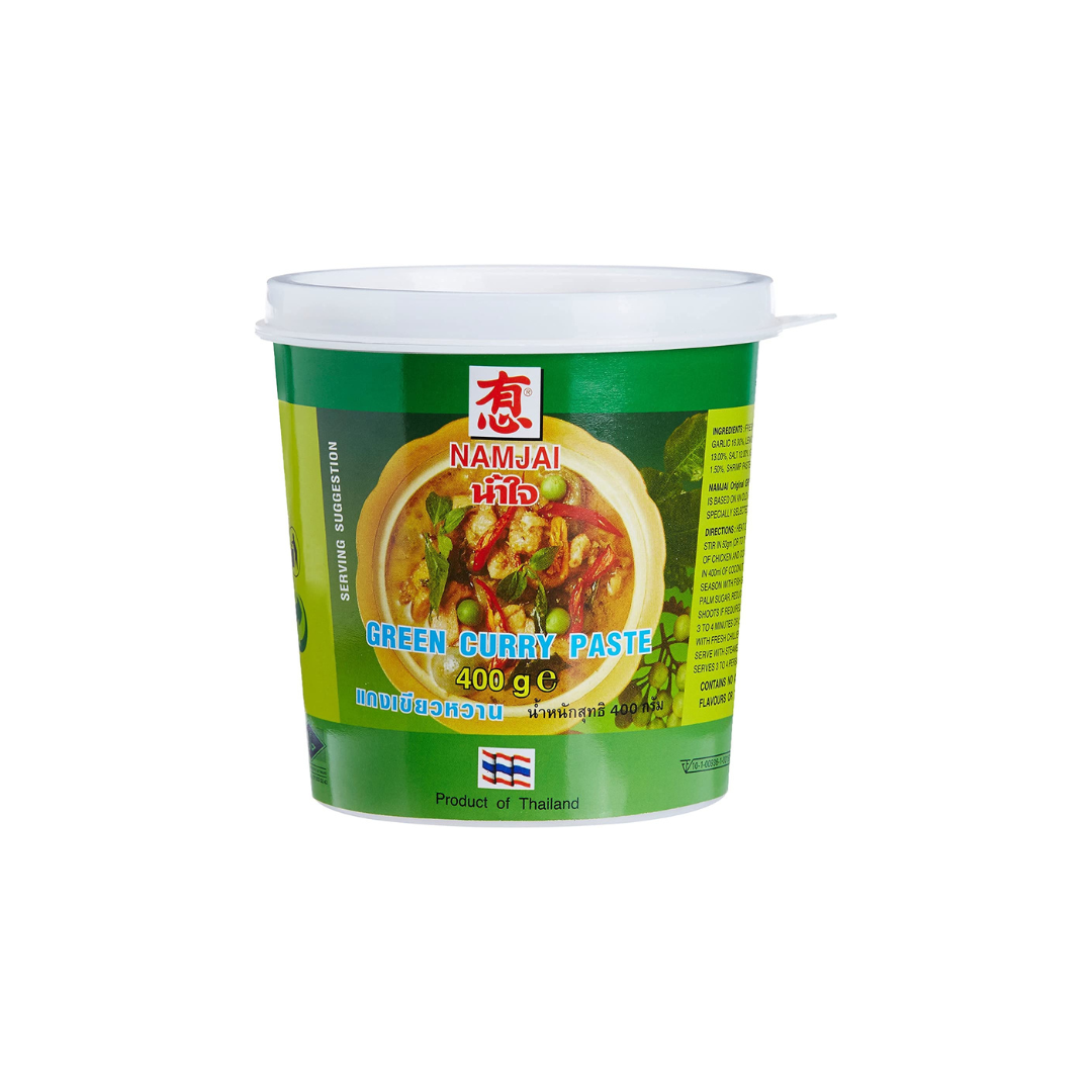 Namjai Green Curry Paste Box 400g    