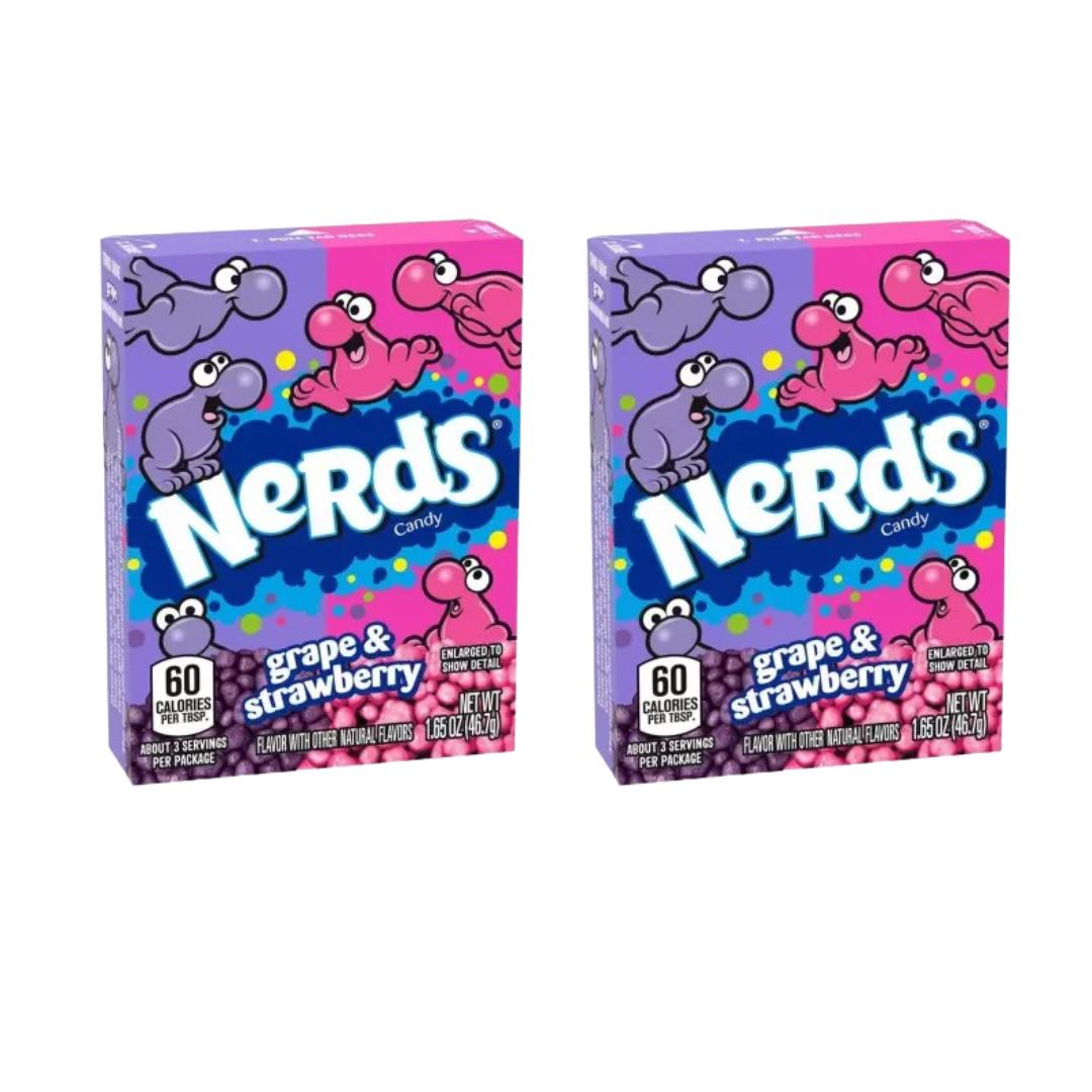 Nerds grape & strawberry 46.7g (Pack of 2)