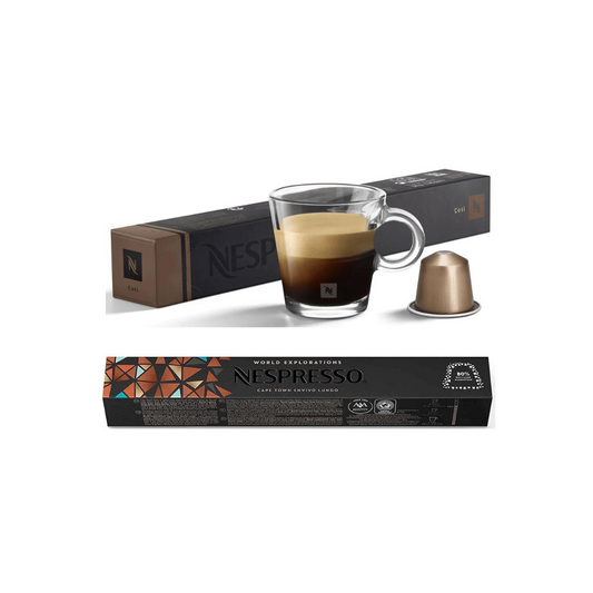 Nespresso Capetown Envivo Lungo 10 Pods + Nespresso Cosi Coffee 10 Pods (Combo Pack)