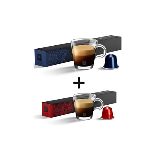 Nespresso Ispirazione Palermo Kazaar Coffee 10 Pods + Nespresso Ispirazione Napoli Coffee Pods (Combo Pack)