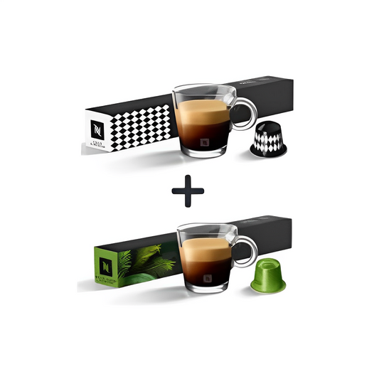 Nespresso Paris Espresso 10 pods + Nespresso Rio de Janeiro Espresso 10 pods (Combo Pack)