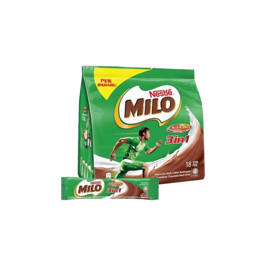 Nestle Milo 3 in 1, Stick Pouch (18x33g)