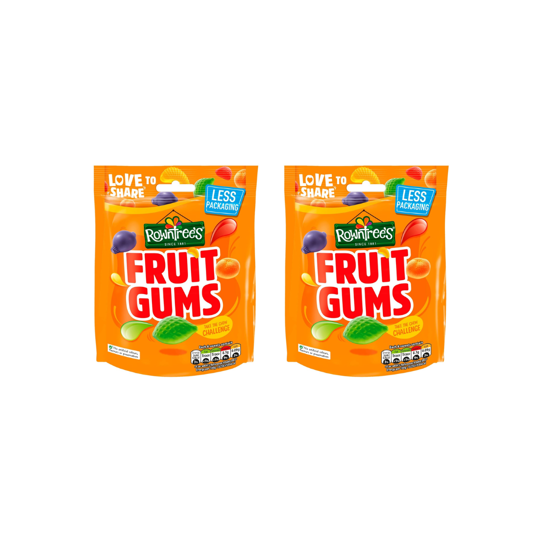 Nestle Rowntrees Fruit Gum, 120 g (Pack Of 2)