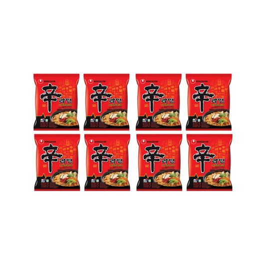 Nongshim Shin Ramyun Noodle Soup 120g (pack of 8)