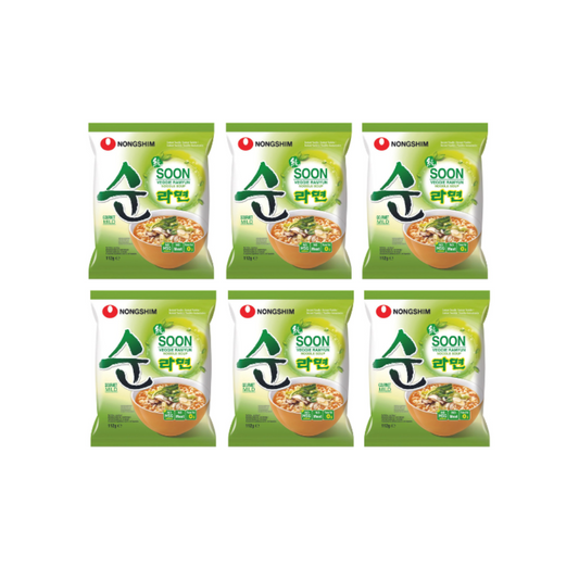 Nongshim Soon Veggie Ramyun 112g x 6