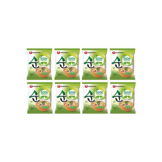 Nongshim Soon Veggie Ramyun, 112g ( Pack of 8)