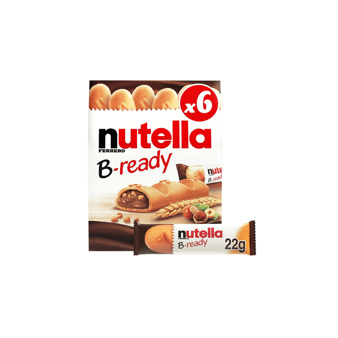 Nutella B-Ready Wafer, 6 X 22 g