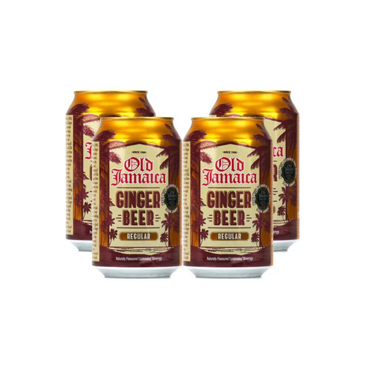 Old Jamaica Ginger Beer Drink imported 330ml (Pack of 4)