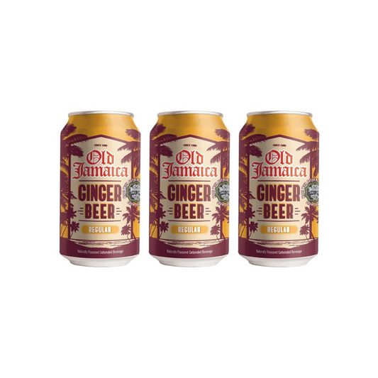 Old Jamaica Ginger Beer Drink imported 330ml imported- (Pack of 3)