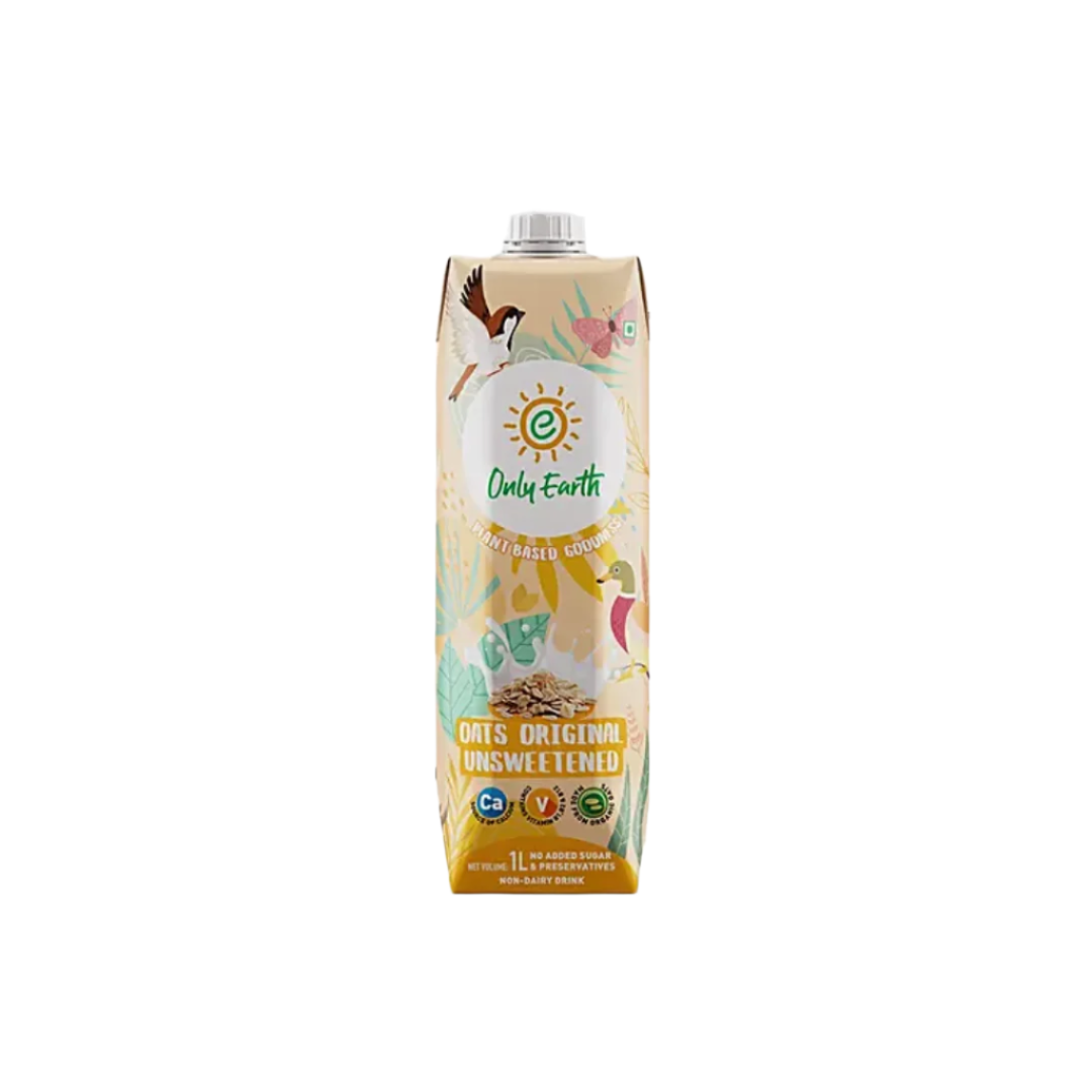 Only Earth Plant Based Oats Original Drink - Unsweetened, 1 L