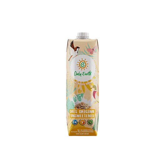 Only Earth Plant Based Oats Original Drink - Unsweetened, 1 L