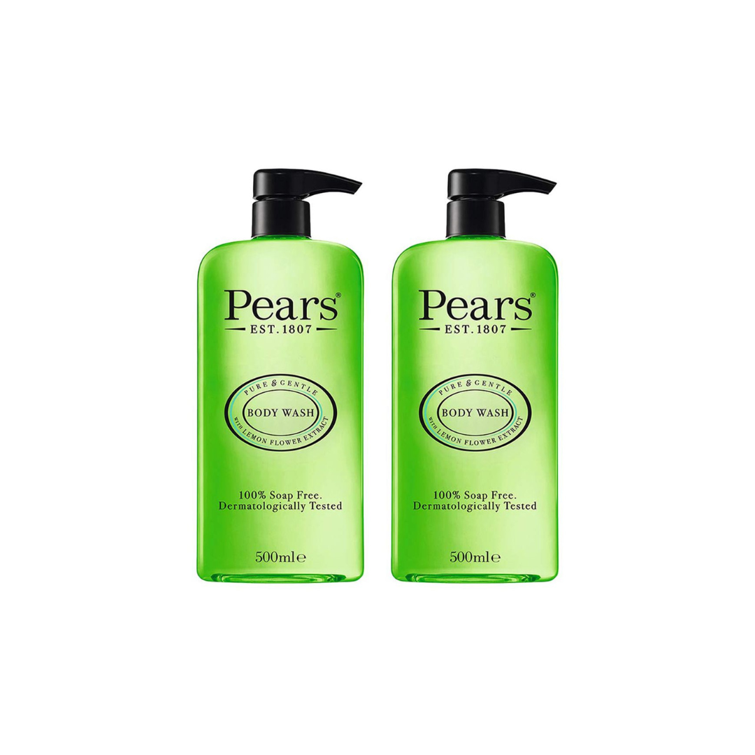 Pears Oil Clear & Glow Body Wash 500ml (Pack of 2)