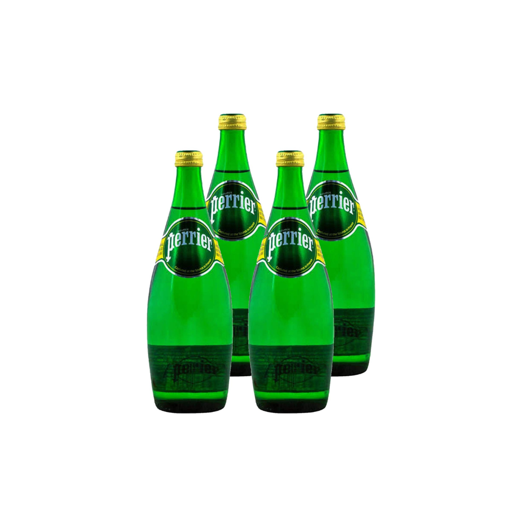 Perrier Sparkling Mineral Water 750 Ml, (pack of 4)