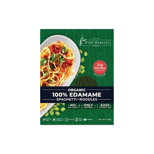 Pink Harvest Farms Edamame Spaghetti Noodles, 200 Gm