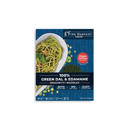 Pink Harvest Farms Green Dal & Edamame Spaghetti 200g