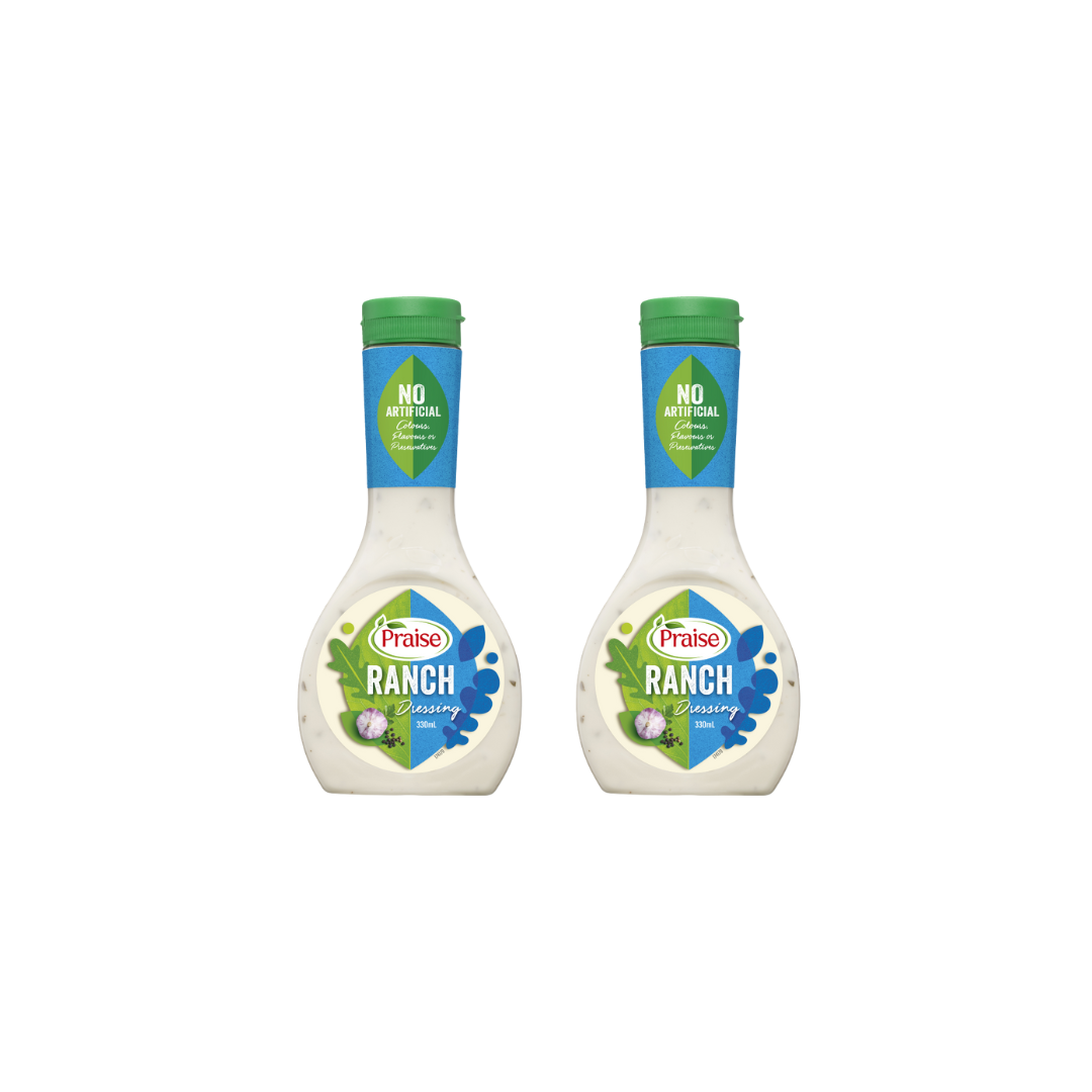 Praise Ranch Dressing 330ml (Pack of 2)