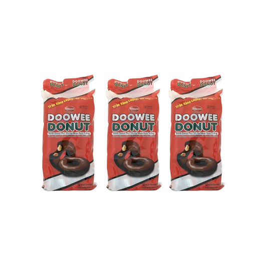 Rebisco Doowee Donut Chocolate 336g (Pack of 3)