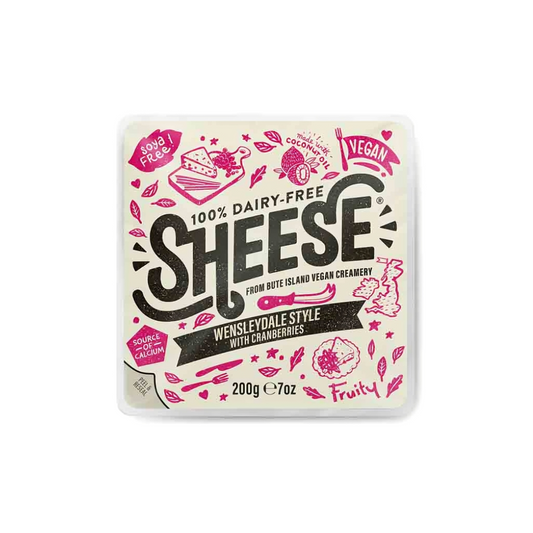 SHEESE VEGAN CRANBERRIES 200gms