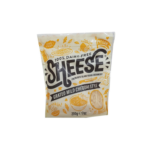 SHEESE VEGAN MILD CHEDDAR GRATED 200g