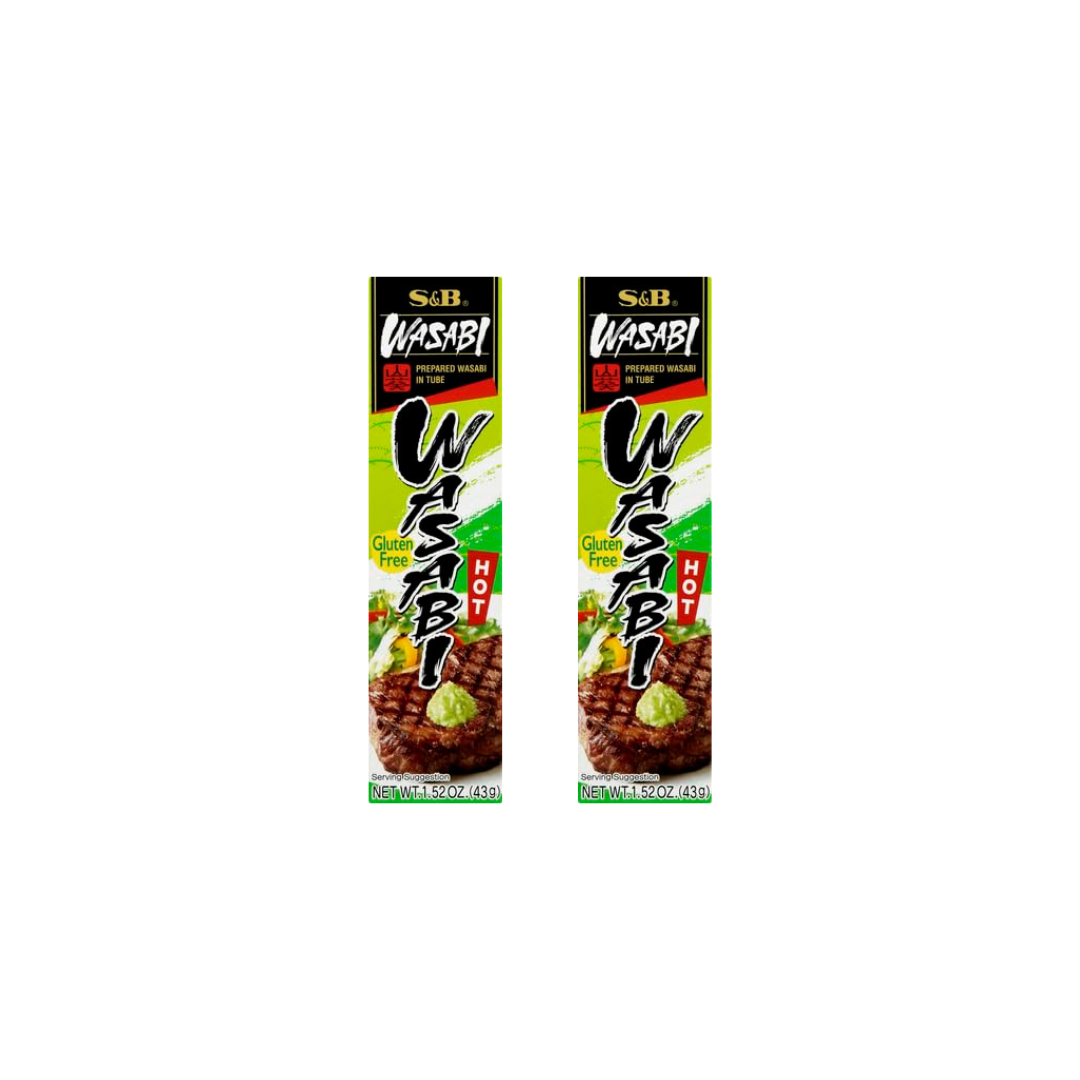 S&B Foods Inc Foods Japanese Horseradish Wasabi Tube 43g (Pack of 2)