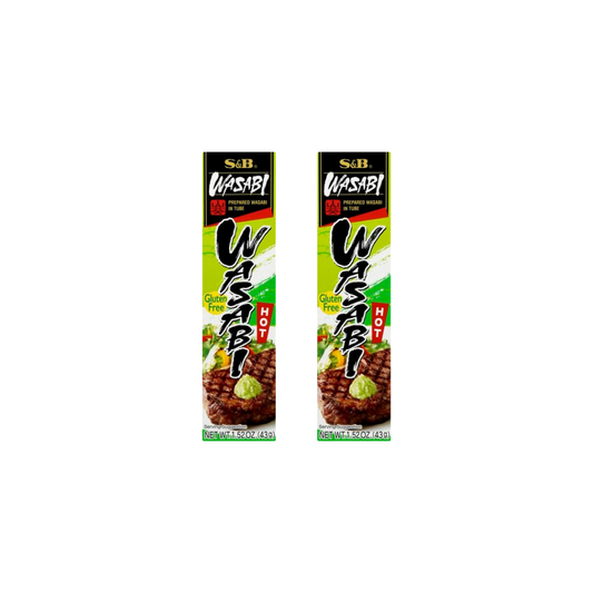 S&B Foods Inc Foods Japanese Horseradish Wasabi Tube 43g (Pack of 2)