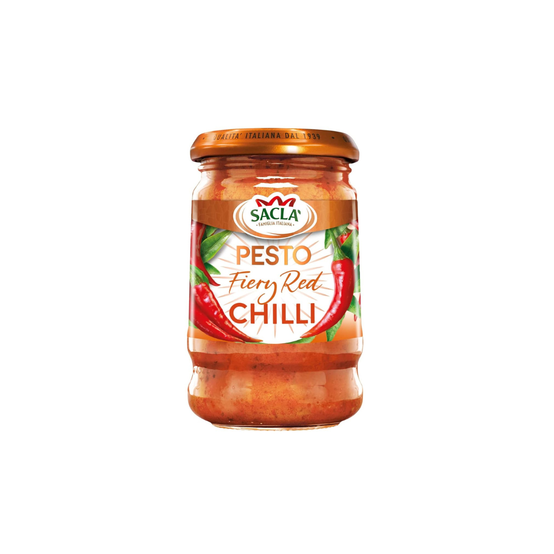 Sacla Fiery Chilli Pesto, 190 g