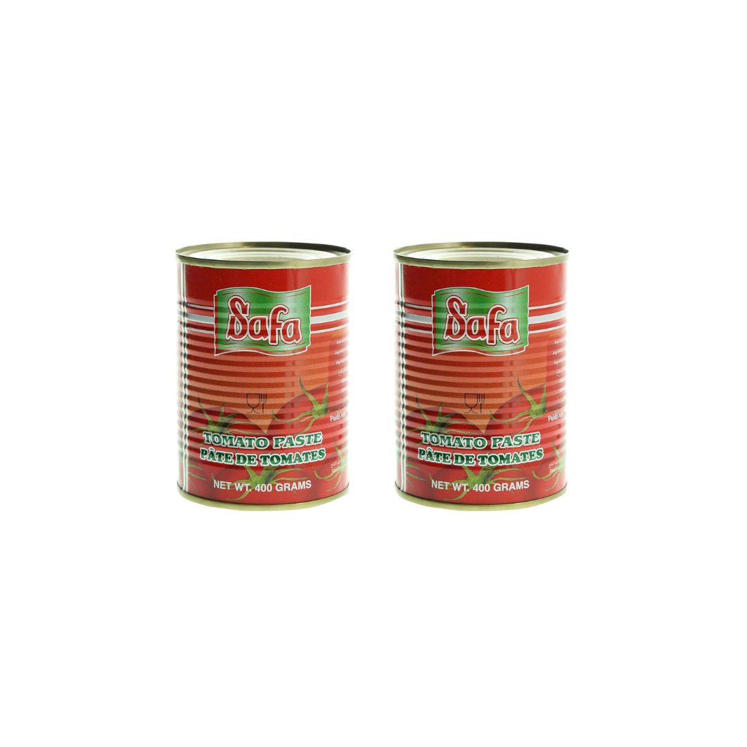 Safaa Chefsneed Safa Tomato Paste 400g (Pack of 2) 