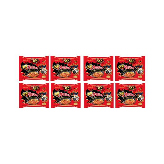 Samyang 2x Spicy Buldak Hot Chicken Flavor Ramen Noodles 140g ( Pack of 8)