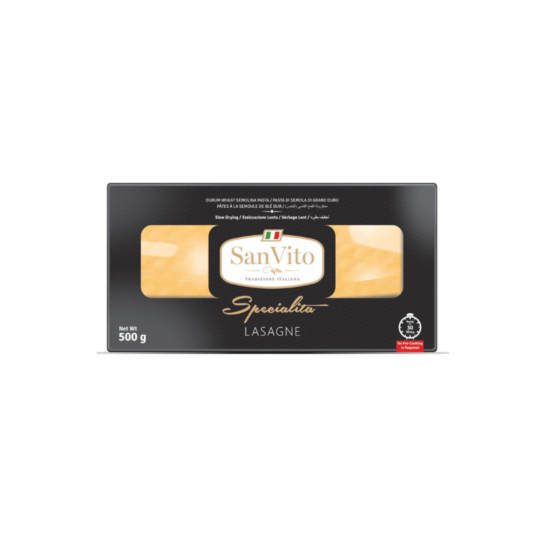 San Vito Specialita Durum Wheat Pasta, Lasagne, 500 g